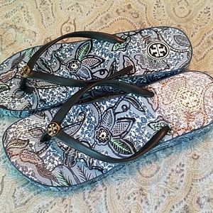 Tory Burch platform flip flops